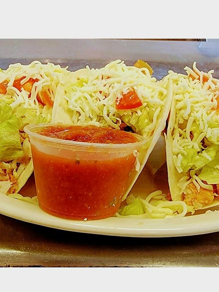 (3) Fish Taco w/ Cheese